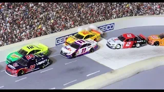Stop Motion NASCAR: Joey and Denny tangle as Truex Jr. dominates Martinsville