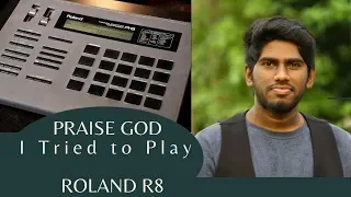 Roland R8 MK2 drum machine | I Tried To Play Roland R8 Drum Machine | Sandeep Vamsi