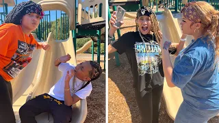 Mean Girls Get Caught Bullying Boy At The Park, They Learn Their Lesson