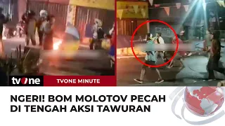 Tawuran Pecah di Johar Baru, Remaja Saling Serang Pakai Sajam hingga Molotov | tvOne Minute