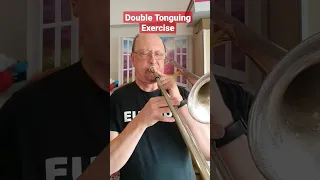 Double Tongue Exercise #shorts #exercise #trombone #lessons #tongue