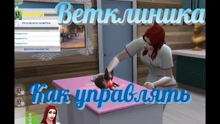 Sims 4 Ветеринарная клиника как управлять гайд