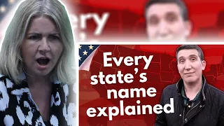 BRITS React to The origin of every US state's name!