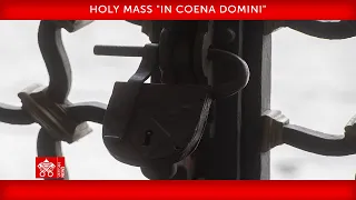 April 6 2023,  Holy Mass "in Coena Domini" | Pope Francis