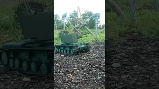 Soviet Tank KV-2 Through the mine field!💥💥