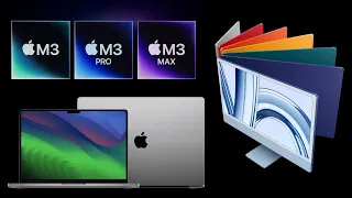 NEUE Macs! MacBook Pro & iMac mit M3 / M3 Pro & M3 Max - Apple Event Zusammenfassung