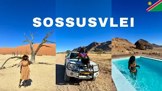 NAMIBIA VLOG: Road trip to Sossusvlei | The Desert Hills Lodge | Deadvlei