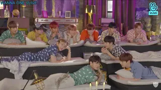 [SUBS] 180808 Wanna One X LieV - Wanna One Lying Down Live!