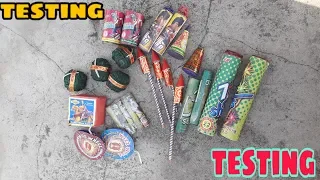Different types of crackers testing ।। new type crackers testing by cs experiments