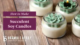 How to Make Succulent Soy Candles - Perfect for Plant Lovers! | Bramble Berry