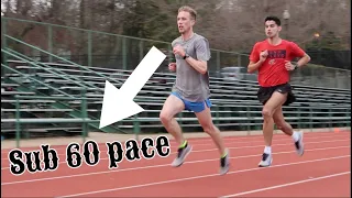 SUB 4 MILE PACE TUNE UP WORKOUT!!!