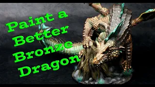 Paint a D&D Bronze (Green?) Dragon  - The Verdigris Dragon