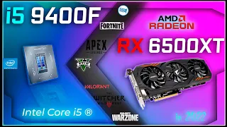 *AMD RX 6500 XT  in 25 Games |  Test on i5 9400F   |   in 2022
