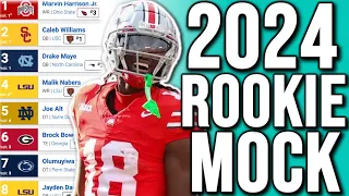 An Early 2024 Dynasty Rookie Mock Draft! (Superflex)