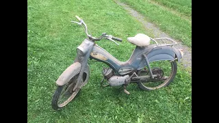 Moped startar på första kicken efter 20 år!