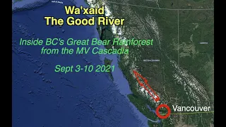 BC’s Great Bear Rainforest from the MV Cascadia