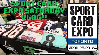 2024 APRIL SPORT CARD EXPO SATURDAY VLOG & TRADE NIGHT!!