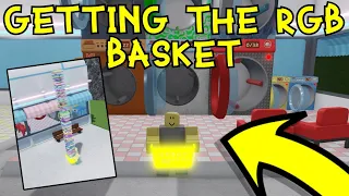 Getting the RGB Basket in Laundry Simulator | How to Get The RGB Basket