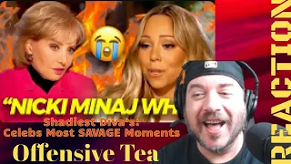 Shadiest Diva’s: Celebs Most SAVAGE Moments by @OffensiveTea Reaction