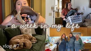 vlog #7: a week in my life - honest chats | new routines | makeup haul | family compound dinner