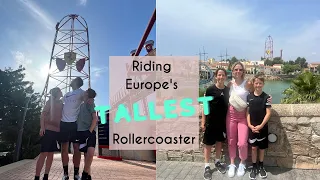 PORTAVENTURA WORLD VLOG - RIDING EUROPE'S TALLEST ROLLERCOASTER 😱 Kerry Whelpdale AD