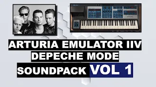 DEPECHE MODE SOUNDPACK VOL 1 ARTURIA EMULATOR IIV #depechemode #arturia