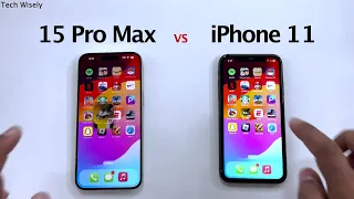 iPhone 15 Pro Max vs iPhone 11 - Speed Performance Test