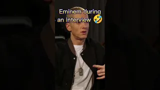 Eminem funny moment in an interview #shorts #eminem