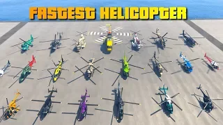 GTA V Online Which is the Fastest Helicopter/Chopper | Top Speed (outdated)