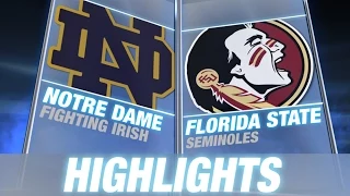 Notre Dame vs Florida State | 2014 ACC Football Highlights