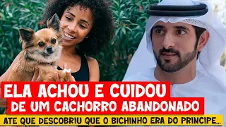 Ela achou e cuidou de um cãozinho abandonado, dias depois, ganhou a maior recompensa.