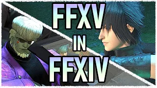 FFXIV - FFXV Crossover Event - A Nocturne for Heroes Full Story and Playthrough + The Regalia Mount!