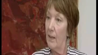 Syd Barrett's sister (Rosemary Breen) interviewed at her brothers art exhibition (London, 2011)