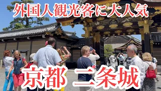 2024年5月18日 外国人観光客に大人気の京都 快晴の二条城を歩く Walking around Nijo Castle in Kyoto 【4K】