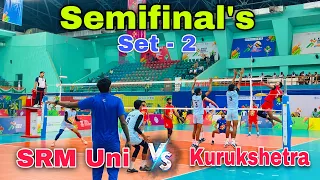 Semifinal’s 🔥 SRM Vs Kurukshetra University | Set - 2 | Khelo India University Game’s