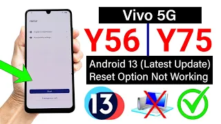 Vivo (Y56/ Y75) 5G Gmail Account Remove 🚀 ANDROID 13 (Without Computer)