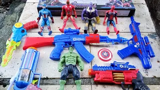 Hunting Tembak Tembakan Spiderman Gun, Capten Amerika Gun, shotgun,Assult Rifle, Ak47, Nerf Shotgun