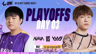 [EN] NOVA vs WHG - PLAYOFFS STAGE DAY 3 WILD RIFT LEAGUE-ASIA 2 (BO7)