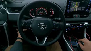 Toyota Rav 4 limited 2022 - Rainy POV - Real Audio