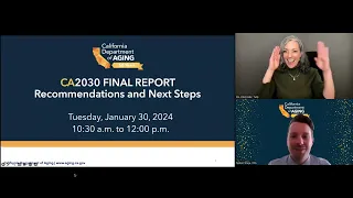 CA2030 Final Report Recommendations and Next Steps Webinar