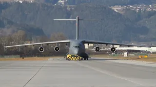 China - Air Force Xian Y-20A 20240 at Innsbruck Airport bound for Tekirdag airport in Turkey