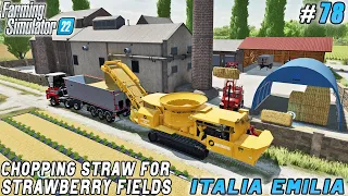 Straw: An Essential Farming Asset, Planting Sunflowers | Italian Farm | Farming simulator 22 | #78