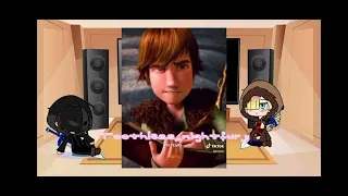 Runaway Hiccup au react to Hiccup and Toothless (pt1)