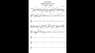 Chris Potter Superimposed Chords G major C major - Transcription by Dave Steel
