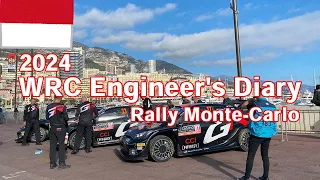 【WRC Engineer's Diary】2024 WRC Round 1 Rally Monte-Carlo