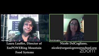 Making Money on the Farm Conversation with Organic Grower's School Nicole DelCogliano (2021)