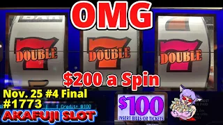 $200 a Spin Massive Jackpot 🤩 Biggest Jackpot Double Gold Slot Machine Handpay