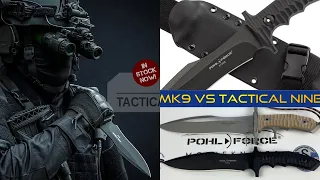 Pohl Force Tactical Nine knife/ includes disassembly/ the Rambo MK9 gets smaller and lighter !!