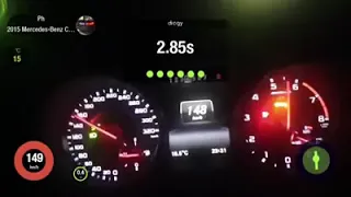 GLA45 AMG acceleration 100-200km/h