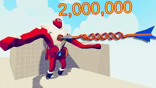 2.000.000 DAMAGE ZOMBIE ARCHER vs ALL FACTIONS TABS | Totally Accurate Battle Simulator